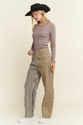 The Jamin Leopard - Stripe Pants