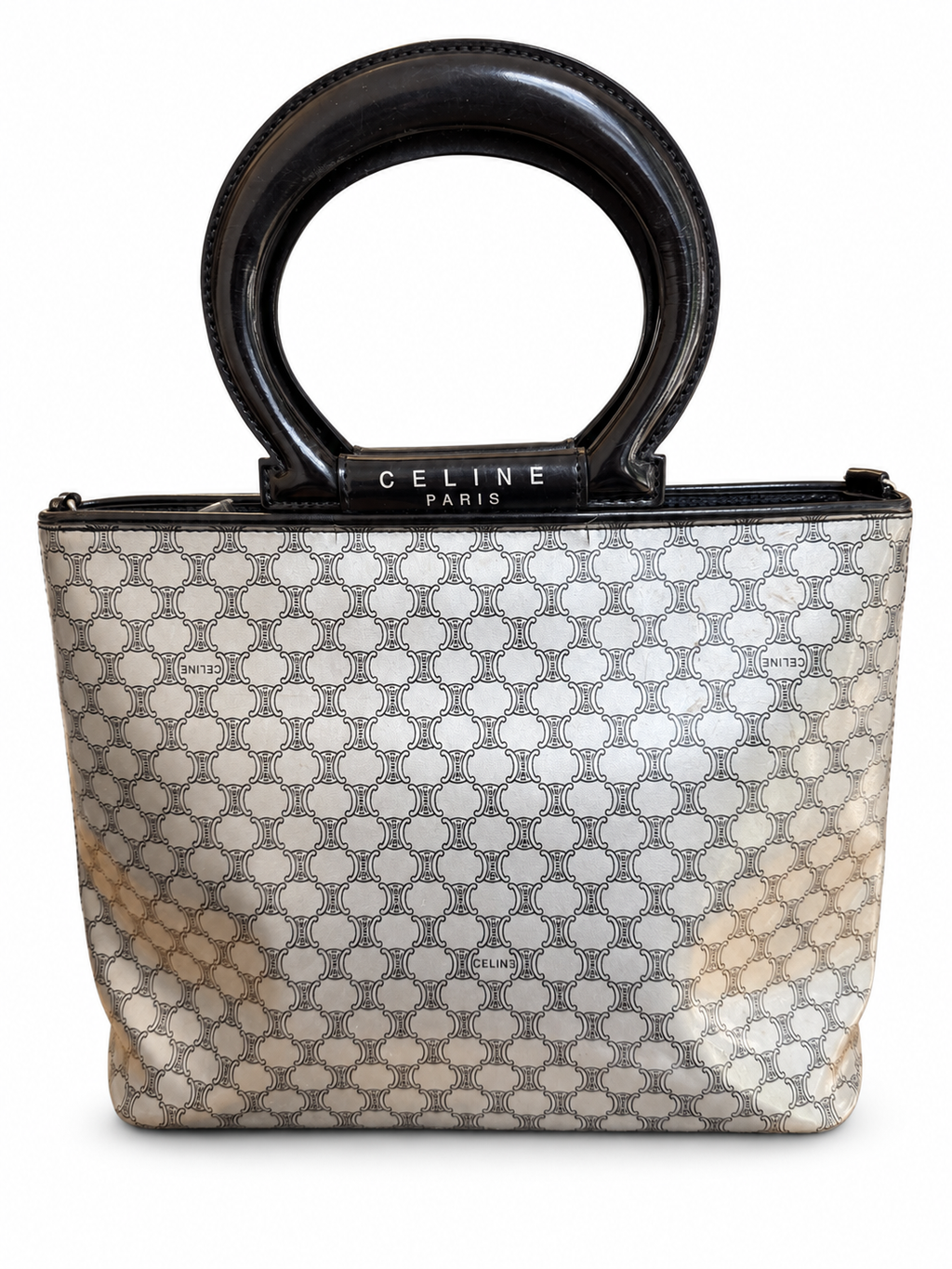 Vintage Celine Macadam Top-Handle Bag circa 1999