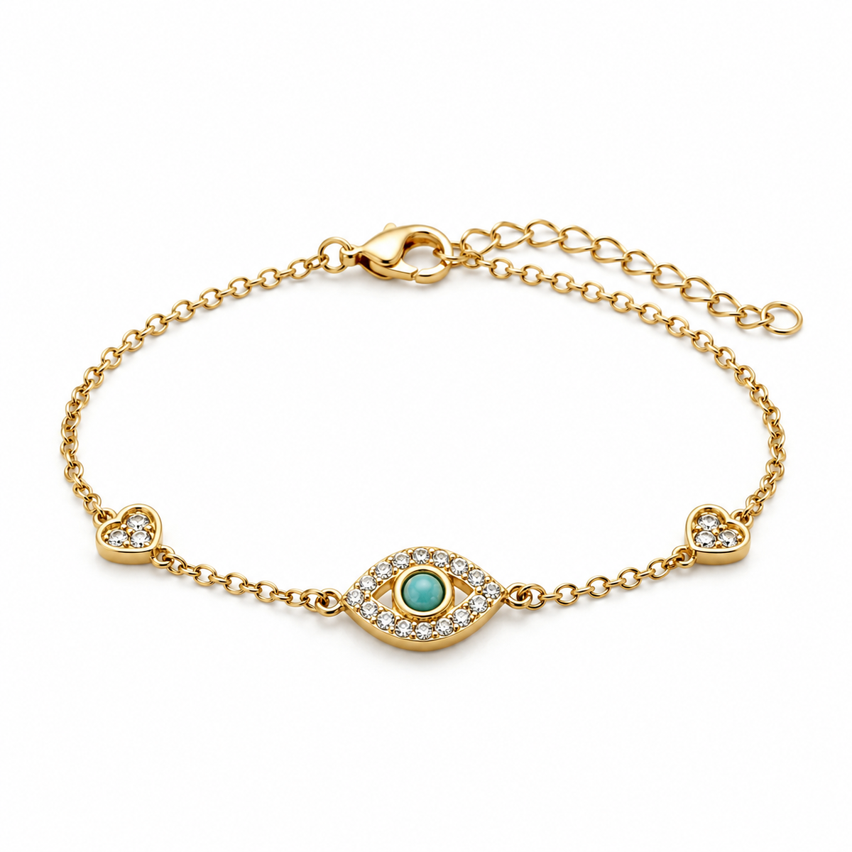 Turquoise Evil Eye Bracelet