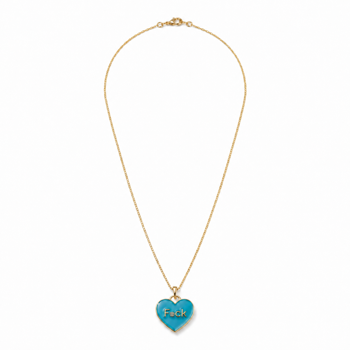 Enamel F*ck Necklace
