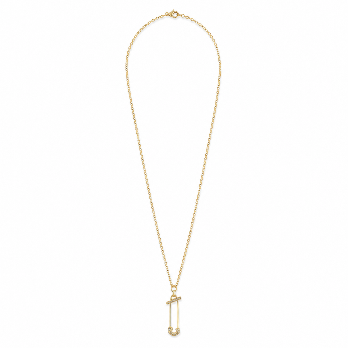 Safety Pin Necklace
