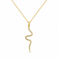 The Rosemarie Snake Necklace