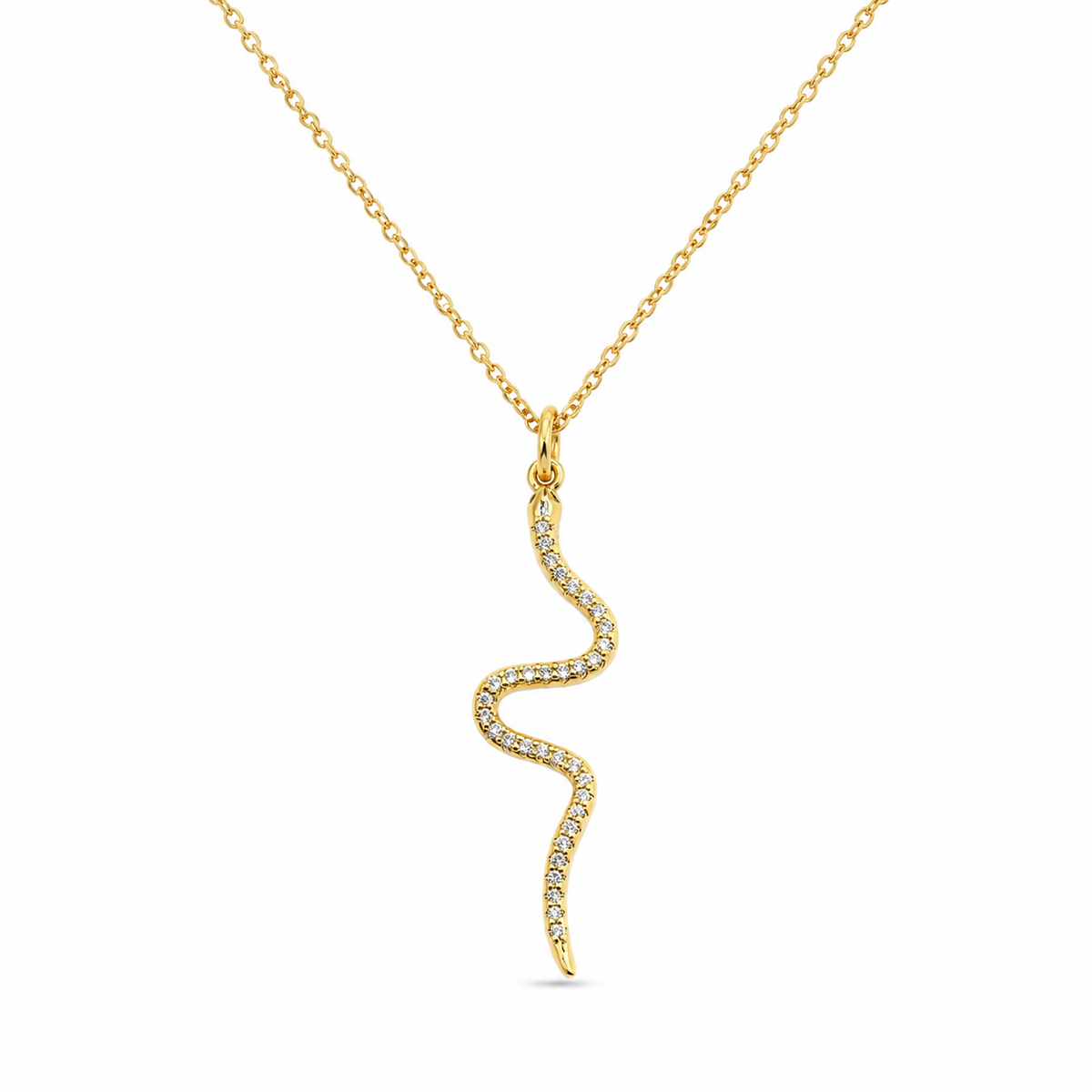 The Rosemarie Snake Necklace
